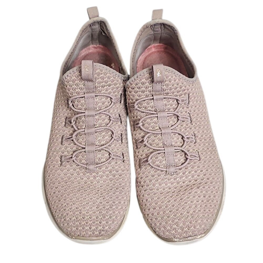 Skechers Slip‎ On Walking Sneakers Comfort Shoes Casual Mauve Size 8.5